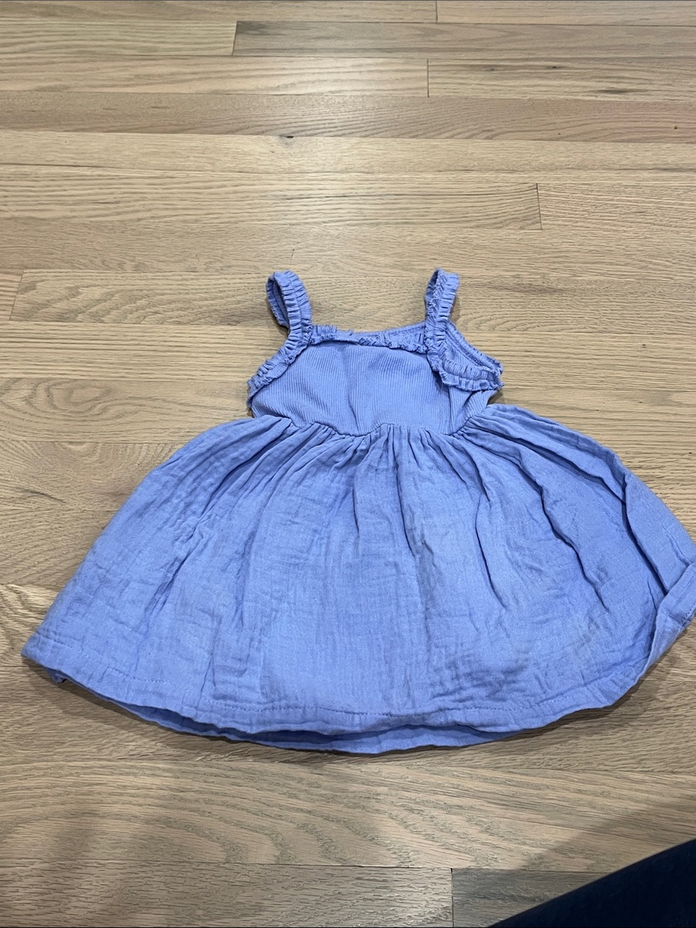 GAP Lavender Ruffle Strap Cotton Sundress